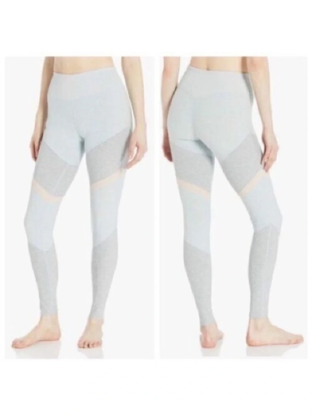 Alo Yoga Sheila High-Waist Alosoft Leggings Women XS Gray